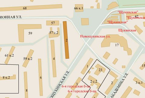 Район Щукино (СЗАО), Новощукинская ул., д. 2