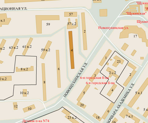 Район Щукино (СЗАО), Новощукинская ул., д. 4
