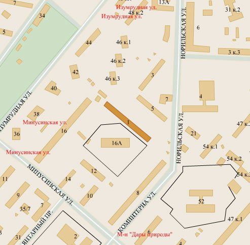 Район Лосиноостровский (СВАО), Норильская ул., д. 1