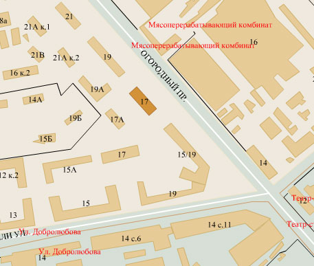 Район Бутырский (СВАО), Огородный пр., д. 17