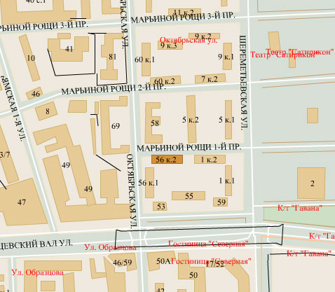 Район Марьина роща (СВАО), Октябрьская ул., д. 56, к. 2
