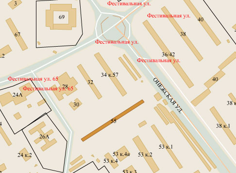 Район Ховрино (САО), Онежская ул., д. 55