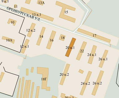 Район Косино-Ухтомский (ВАО), Оренбургская ул., д. 20, корп. 1
