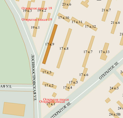 Район Метрогородок (ВАО), Открытое ш., д.17, корп. 9