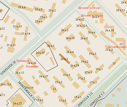 Район Метрогородок (ВАО), Открытое шоссе, д. 26, корп. 3