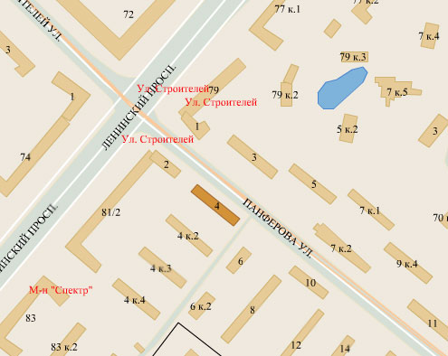 Район Ломоносовский (ЮЗАО), Панферова ул., д. 4