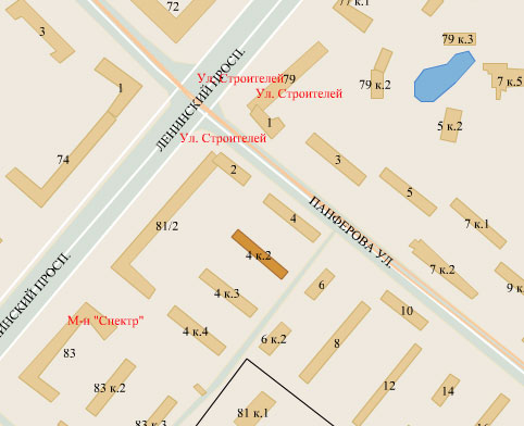 Район Ломоносовский (ЮЗАО), Панферова ул., д. 4, к. 2