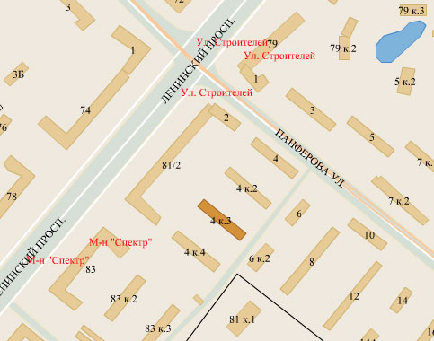 Район Ломоносовский (ЮЗАО), Панферова ул., д. 4, к. 3