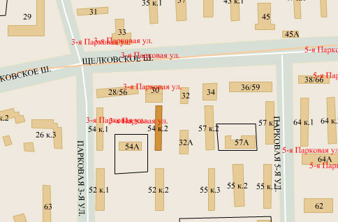 Район Измайлово северное (ВАО), Парковая 3-я ул., 54, к. 2