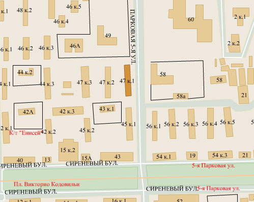 Район Измайлово северное (ВАО), Парковая 5-я ул., д. 47, к. 1