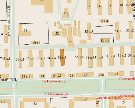 Район Измайлово северное (ВАО), Парковая 5-я ул., д. 56, к. 4