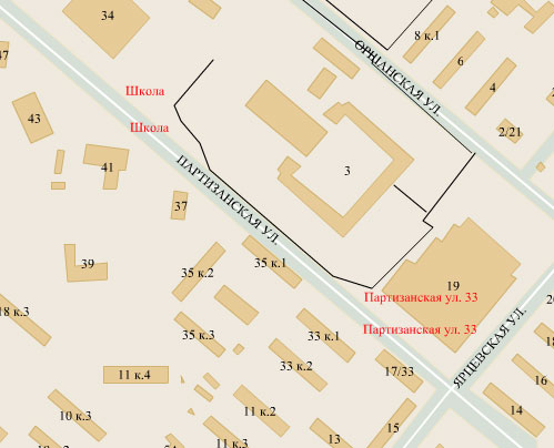 Район Кунцево (ЗАО), Партизанская ул., д. 35, корп. 1