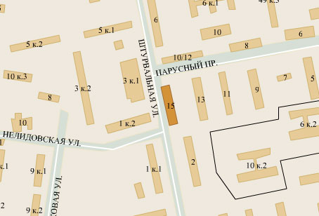 Район Тушино южное (СЗАО), Парусный пр., д. 15