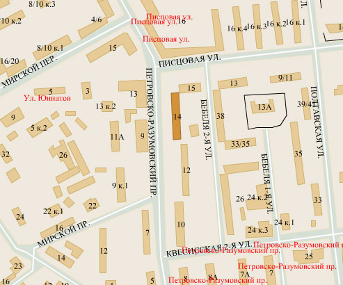 Район Савеловский (САО), Петровско-Разумовский пр., д. 14