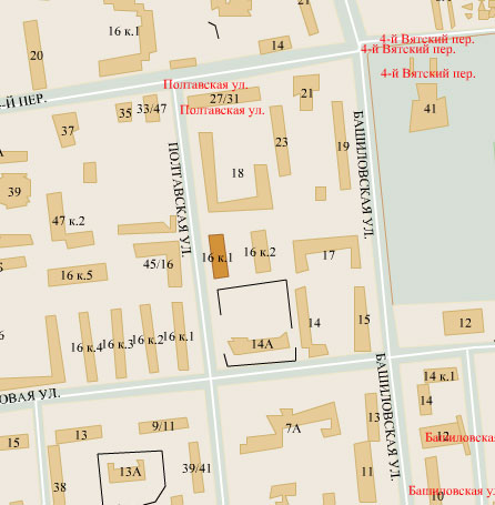 Район Савеловский (САО), Полтавская ул., д. 16, корп. 1