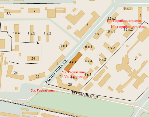 Район Щукино (СЗАО), Расплетина ул., д. 4, к. 1