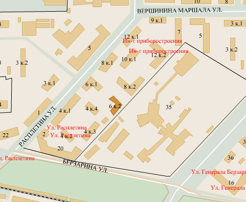 Район Щукино (СЗАО), Расплетина ул., д. 6, к. 2