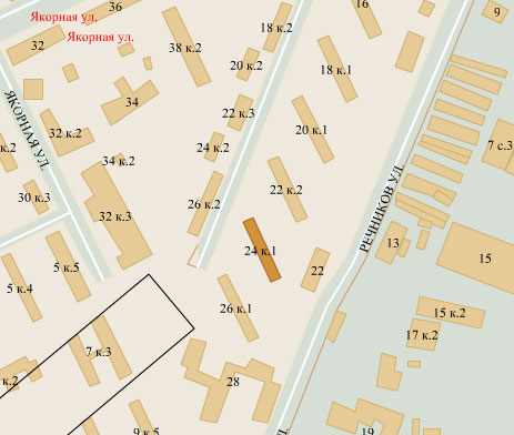 Район Нагатинский затон (ЮАО), Речников ул., д. 24, к. 1