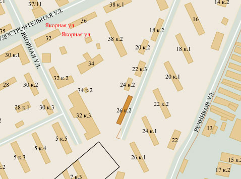 Район: Нагатинский затон (ЮАО), Речников ул., д. 26, к. 2