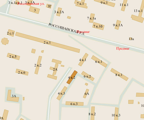 Район Чертаново южное (ЮАО), Россошанская ул., д. 4, к. 2