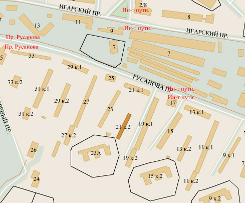 Район Свиблово (СВАО), Русанова пр-д, д. 21, корп. 2