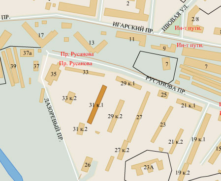 Район Свиблово (СВАО), Русанова пр-д, д. 31, корп. 1