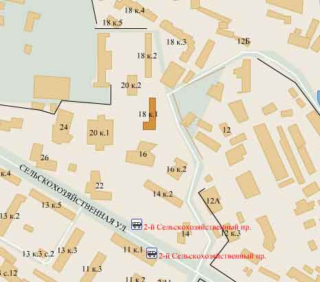 Район Ростокино (СВАО), Сельскохозяйственная ул., д. 18, к. 1