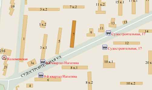 Район Нагатинский затон (ЮАО), Судостроительная ул., д. 7